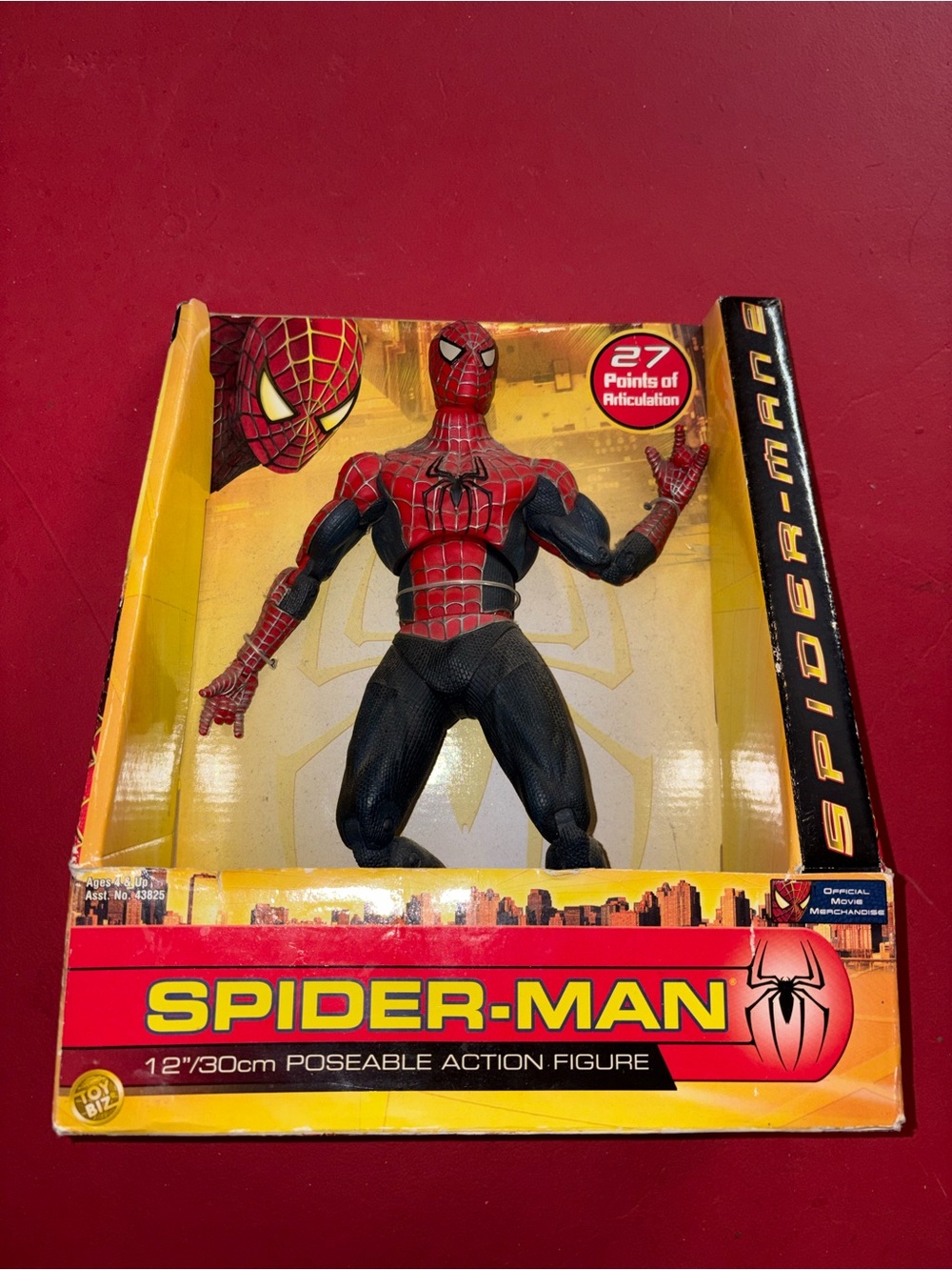 Marvel Spider-Man Red & Black Poseable Action Figure
